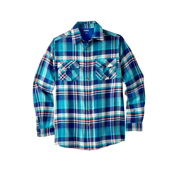 KingSize Men's Big & Tall Signature Plaid Flannel Shirt