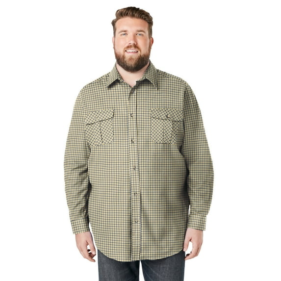 KingSize Men's Big & Tall Signature Plaid Flannel Shirt