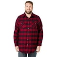 thumbnail image 1 of KingSize Men's Big & Tall Signature Plaid Flannel Shirt, 1 of 6