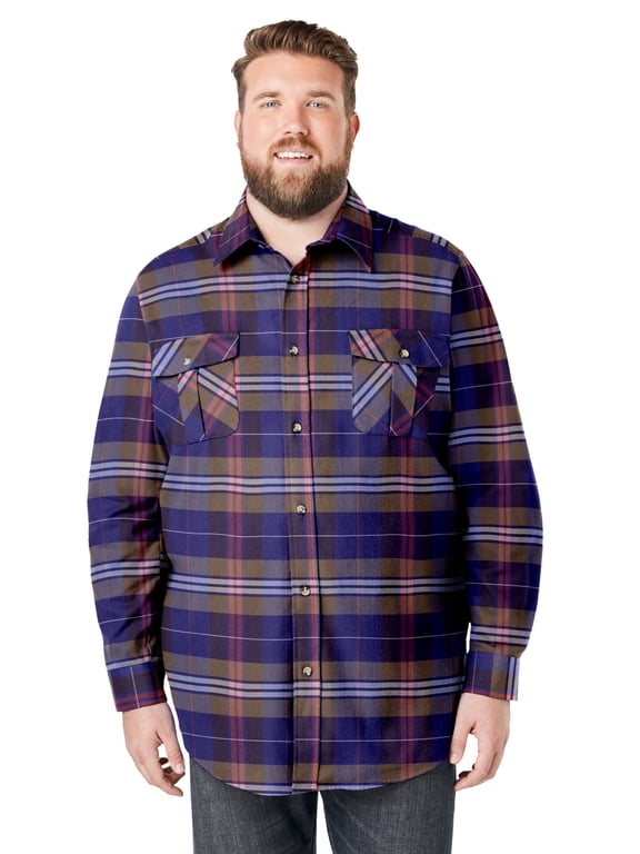 Men's Big & Tall Signature Plaid Flannel Shirt