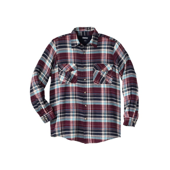 KingSize Men's Big & Tall Signature Plaid Flannel Shirt