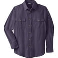 thumbnail image 1 of KingSize Men's Big & Tall Signature Solid Flannel Shirt, 1 of 6