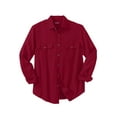 thumbnail image 1 of KingSize Men's Big & Tall Signature Solid Flannel Shirt, 1 of 6