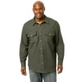 thumbnail image 1 of KingSize Men's Big & Tall Signature Solid Flannel Shirt, 1 of 6