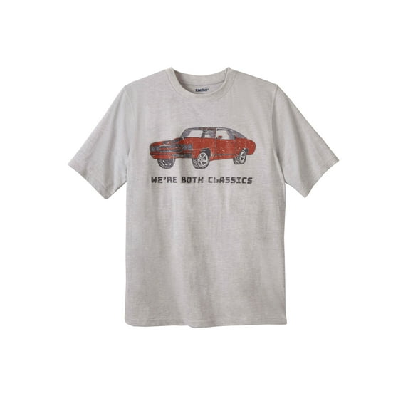 KingSize Men's Big & Tall Slogan Graphic T-Shirt