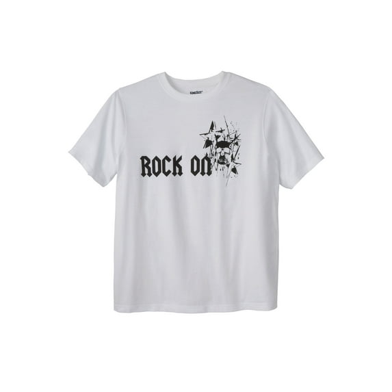 KingSize Men's Big & Tall Slogan Graphic T-Shirt