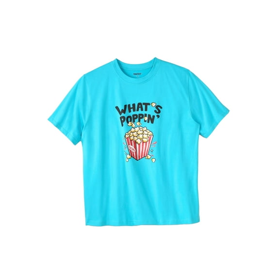 KingSize Men's Big & Tall Slogan Graphic T-Shirt