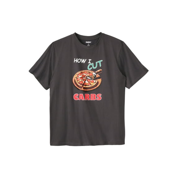 KingSize Men's Big & Tall Slogan Graphic T-Shirt