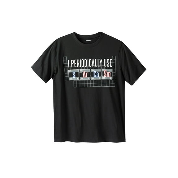 KingSize Men's Big & Tall Slogan Graphic T-Shirt