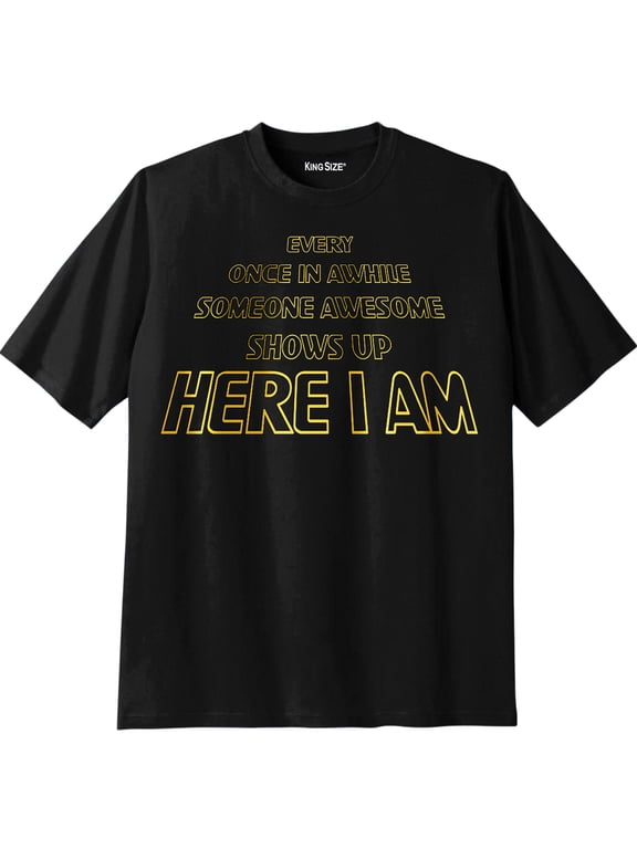 Men's Big & Tall Slogan Graphic T-Shirt