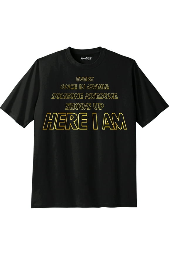 Men's Big & Tall Slogan Graphic T-Shirt