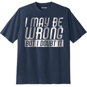 KingSize Mens Big & Tall Slogan Graphic T-Shirt