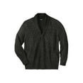 thumbnail image 1 of KingSize Men's Big & Tall Soft Cable Knit Shawl Collar Cardigan, 1 of 3