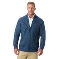 thumbnail image 1 of KingSize Men's Big & Tall Soft Cable Knit Shawl Collar Cardigan, 1 of 3