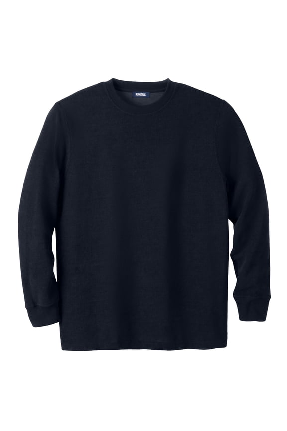 Men's Big & Tall Soft Waffle Crewneck