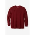 thumbnail image 1 of KingSize Men's Big & Tall Soft Waffle Crewneck, 1 of 4