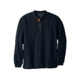 thumbnail image 1 of KingSize Men's Big & Tall Soft Waffle Henley, 1 of 4