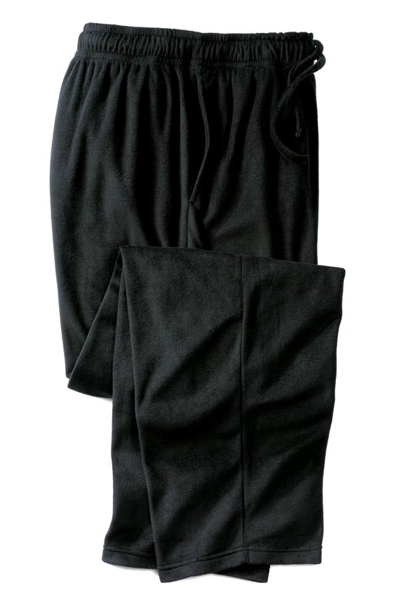 Men's Big & Tall Solid Microfleece Pajama Pants