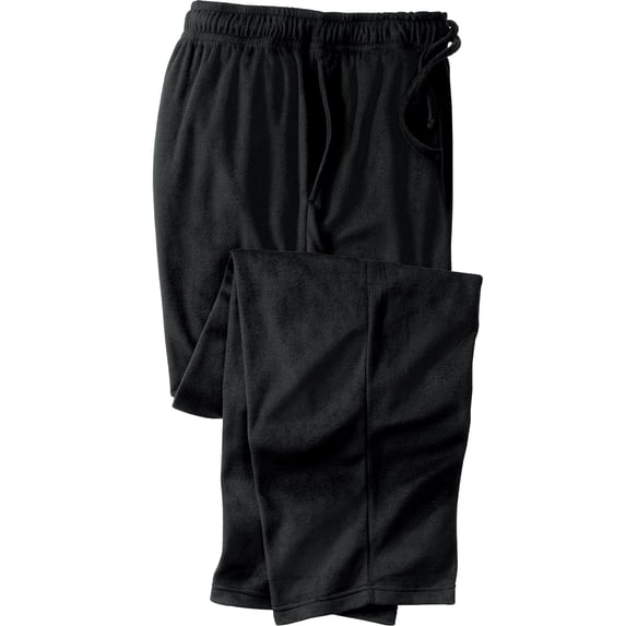 KingSize Men's Big & Tall Solid Microfleece Pajama Pants