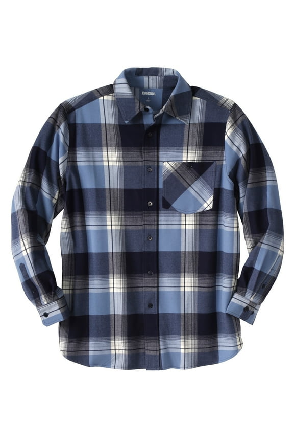 Men's Big & Tall Stretch Flannel Shirt