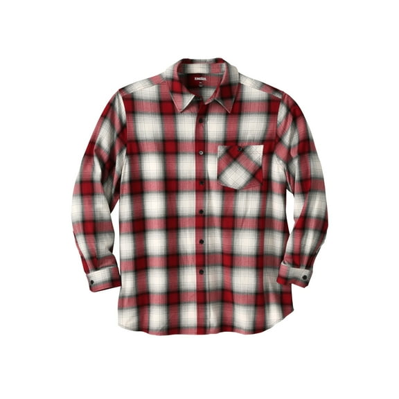 KingSize Men's Big & Tall Stretch Flannel Shirt