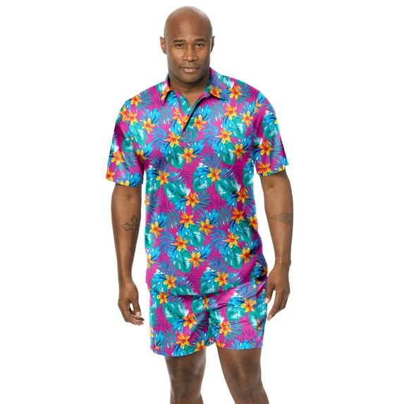 KingSize Men's Big & Tall Stretch Performance Polo