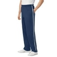 thumbnail image 1 of KingSize Men's Big & Tall Lightweight Jersey Side-Striped Sweatpants, 1 of 6