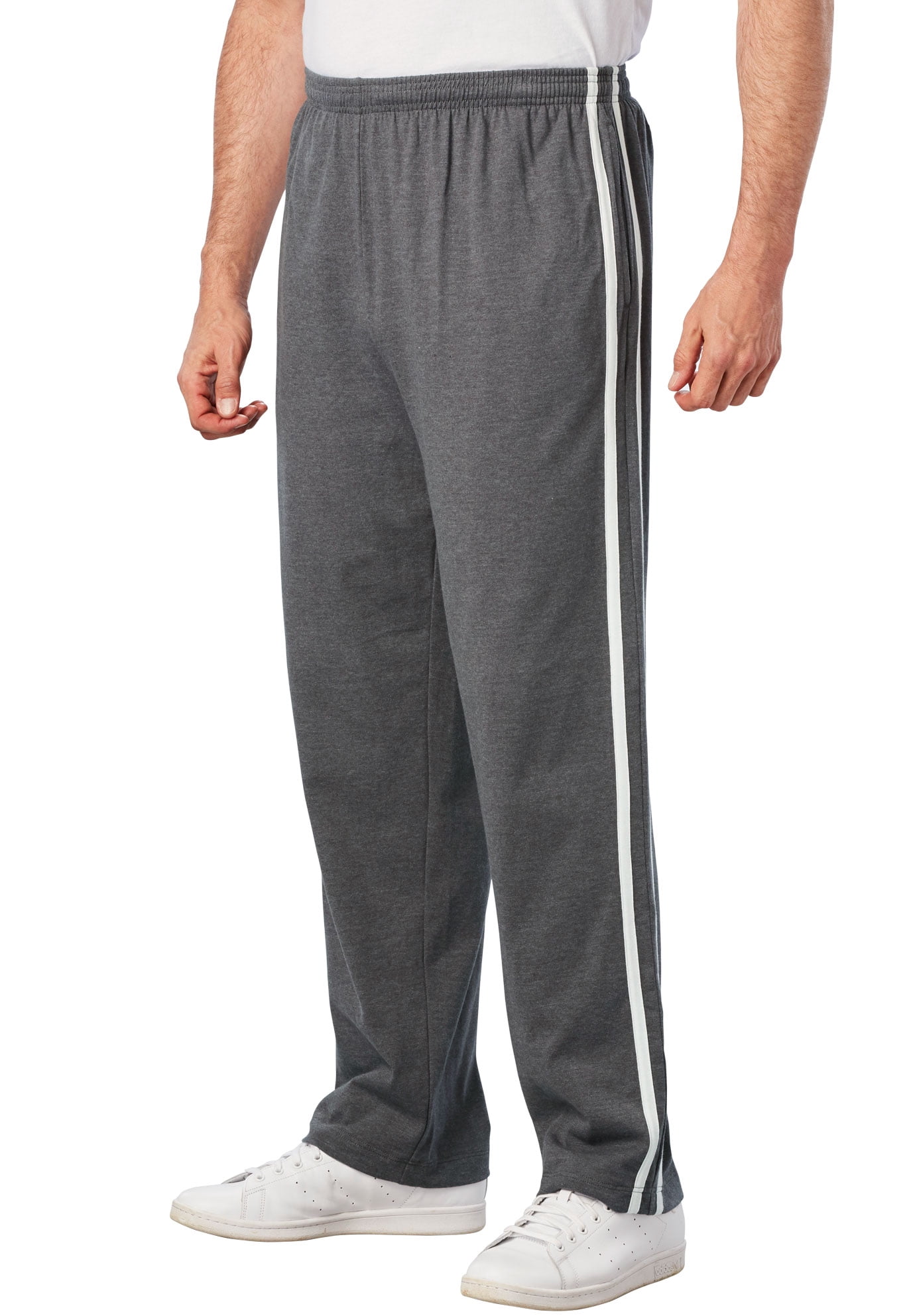 KingSize Men's Big & Tall Lightweight Cotton Muscle Shirt - Heather Grey, Sizes Up To 9XL