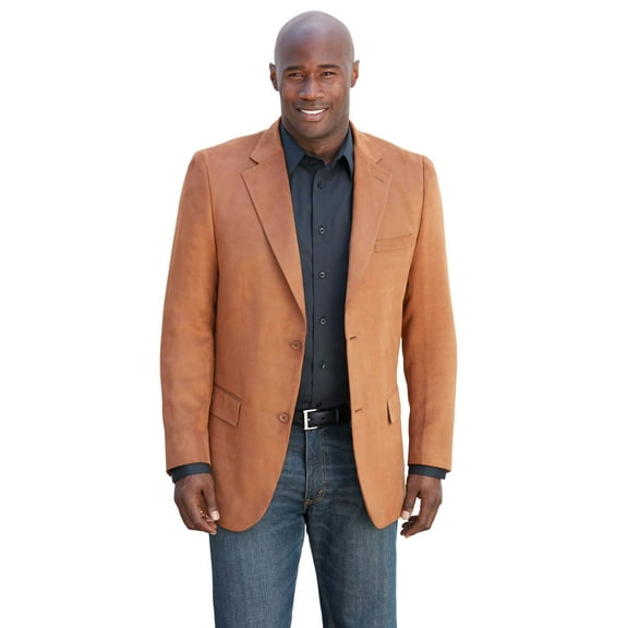 KingSize Men's Big & Tall Microsuede Blazer