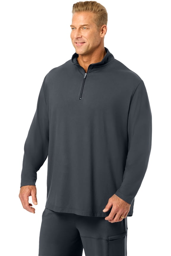 Men's Big & Tall Supersoft Jersey 1/4 Zip Pullover