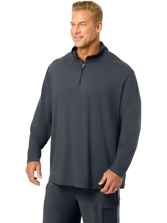 Men's Big & Tall Supersoft Jersey 1/4 Zip Pullover