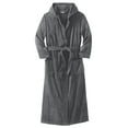 thumbnail image 1 of KingSize Men's Big & Tall Terry Velour Hooded Maxi Robe, 1 of 5