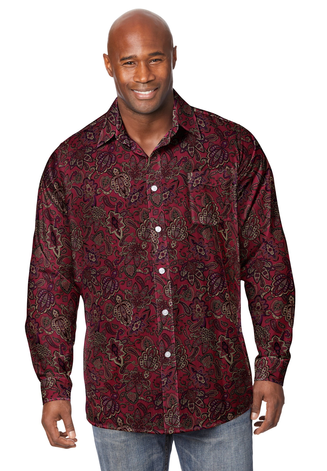 KingSize Men's Big & Tall The No-Tuck Casual Shirt - Walmart.com KingSize Men's Big & Tall The No-Tuck Casual Shirt - Walmart.com