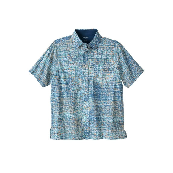 KingSize Men's Big & Tall The No-Tuck Casual Short Sleeve Shirt
