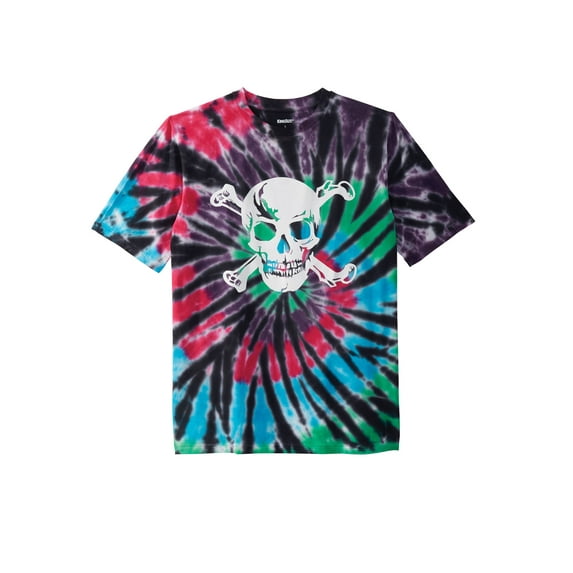 KingSize Men's Big & Tall Tie-Dye Graphic Tee