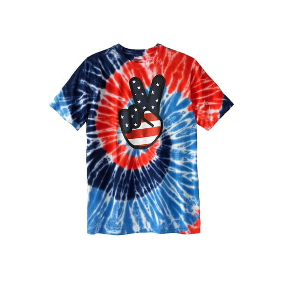 KingSize Men's Big & Tall Tie-Dye Graphic Tee