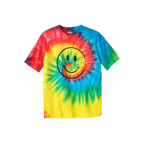 KingSize Men's Big & Tall Tie-Dye Graphic Tee
