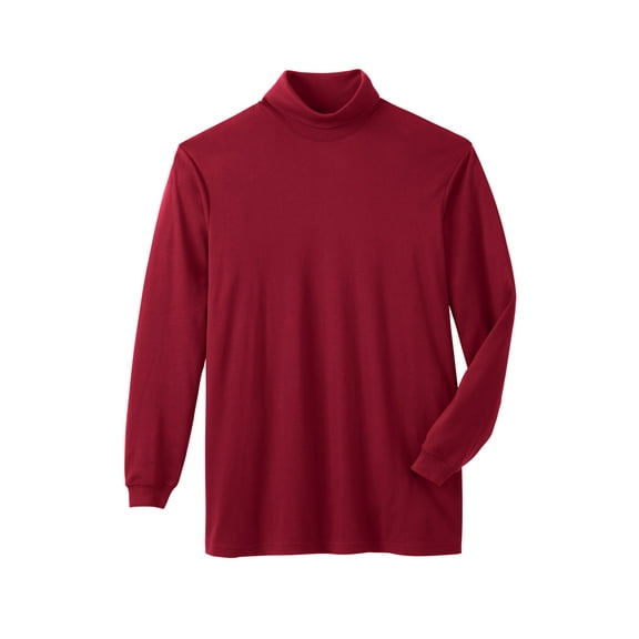 KingSize Men's Big & Tall Turtleneck Long-Sleeve Tee