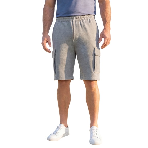 KingSize Men's Big & Tall Ultra-Comfort Fleece Cargo Short