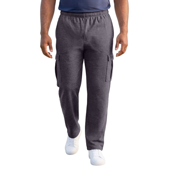 KingSize Men's Big & Tall Ultra-Comfort Fleece Cargo Sweatpant