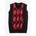thumbnail image 1 of KingSize Men's Big & Tall V-Neck Argyle Sweater Vest, 1 of 3