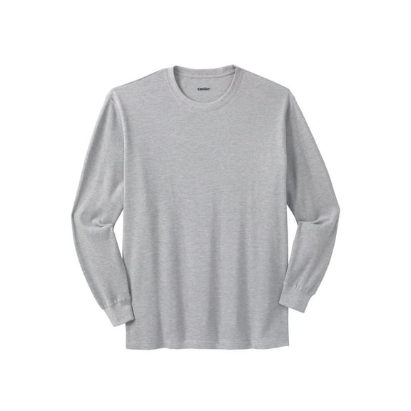 KingSize Men's Big & Tall Waffle-Knit Thermal Crewneck Tee