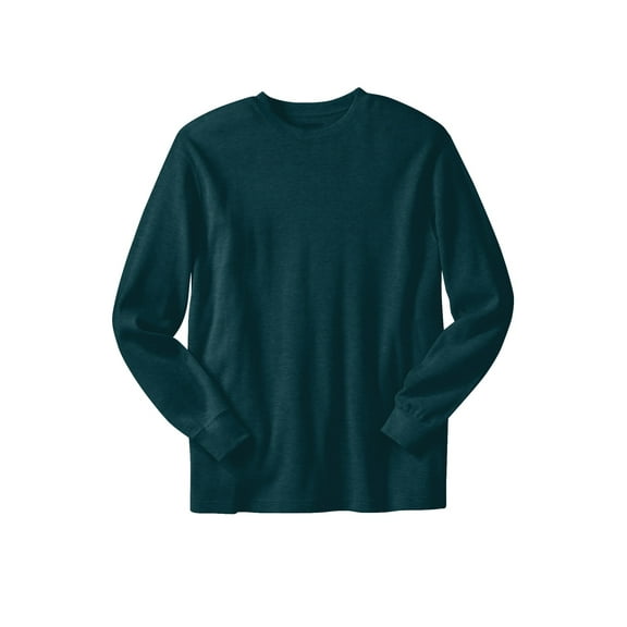 KingSize Men's Big & Tall Waffle-Knit Thermal Crewneck Tee