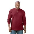 thumbnail image 1 of KingSize Men's Big & Tall Waffle-Knit Thermal Henley Tee, 1 of 6