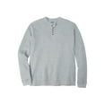 thumbnail image 1 of KingSize Men's Big & Tall Waffle-Knit Thermal Henley Tee, 1 of 6