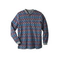 thumbnail image 1 of KingSize Men's Big & Tall Waffle-Knit Thermal Henley Tee, 1 of 6