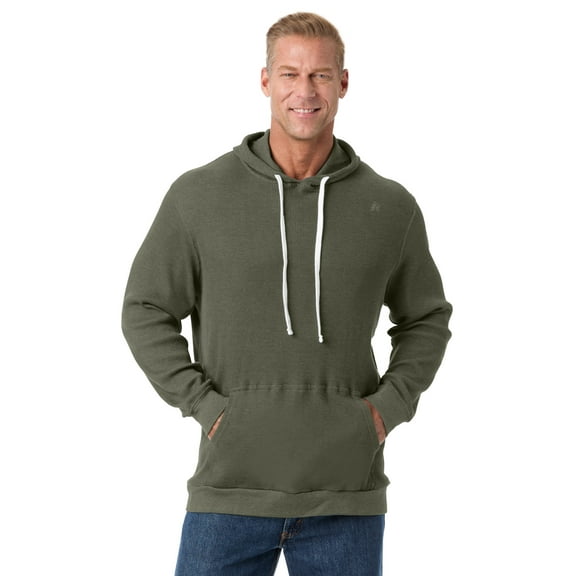 KingSize Men's Big & Tall Waffle-Knit Thermal Hoodie