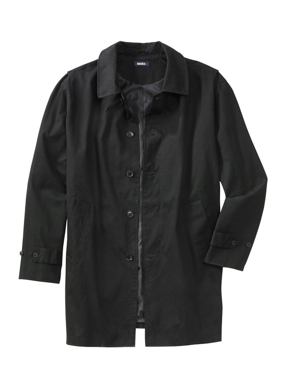 Men's Big & Tall Water-Resistant Trench Coat