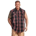 thumbnail image 1 of KingSize Men's Big & Tall Western Snap Front Muscle Shirt, 1 of 2