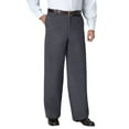 thumbnail image 1 of KingSize Men's Big & Tall Wide Leg Wrinkle Free Expandable Waist Pant, 1 of 3